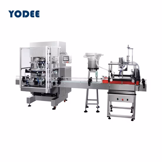 Desinfectante con alcohol automático Limpiador de gel para lavado de manos Desinfectante antiséptico Líquido Llenado de botellas de plástico Taponado Etiquetado Línea de producción